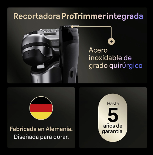 Afeitadora Eléctrica Braun. Series 9 PRO+ 9667CC