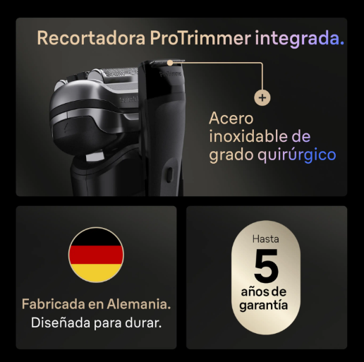 Afeitadora eléctrica Braun Series 9 PRO+ 9600s