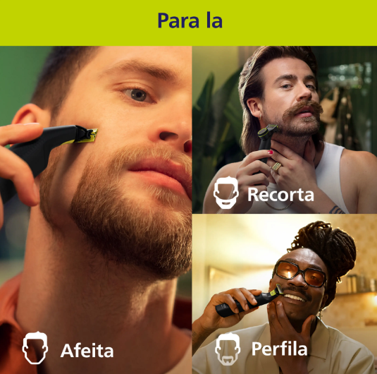 Recortadora Eléctrica Philips One Blade Pro QP6552/15