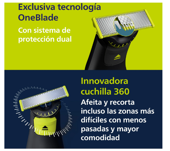Recortadora Eléctrica Philips One Blade Pro QP6652/61
