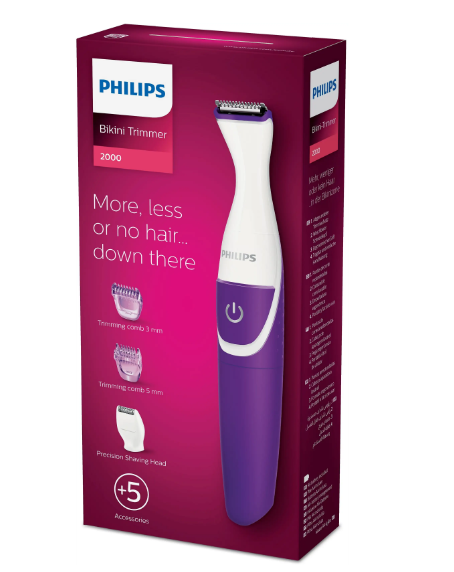 Afeitadora Eléctrica PHILIPS AFEIT FEMENINA BRT383/15
